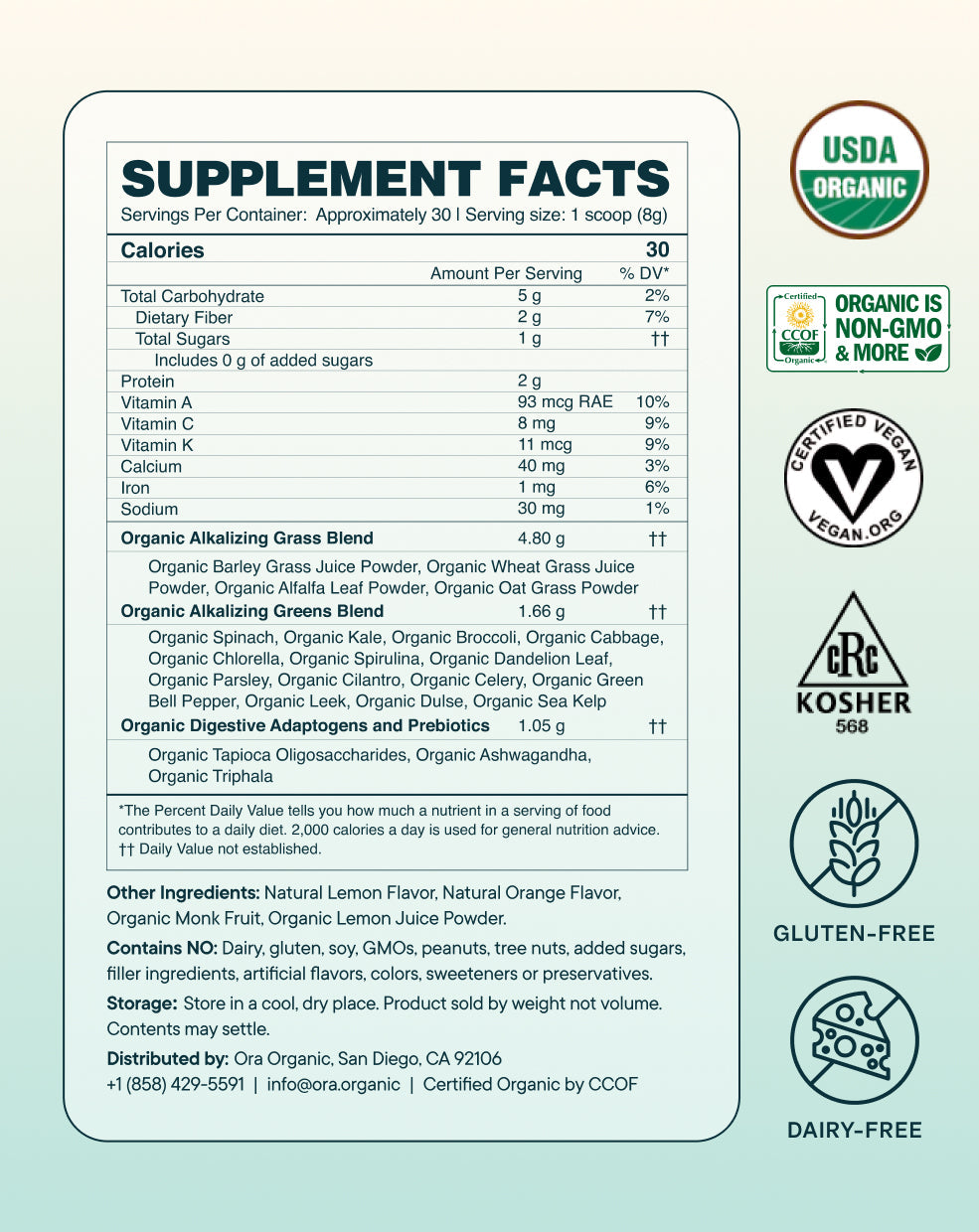 Kynois Greens Powder